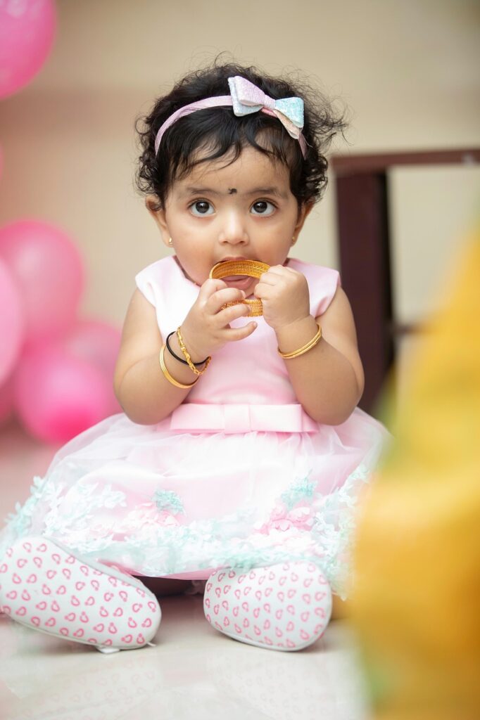 baby, girl, kid, party, celebration, happy birthday, child, portrait, eating